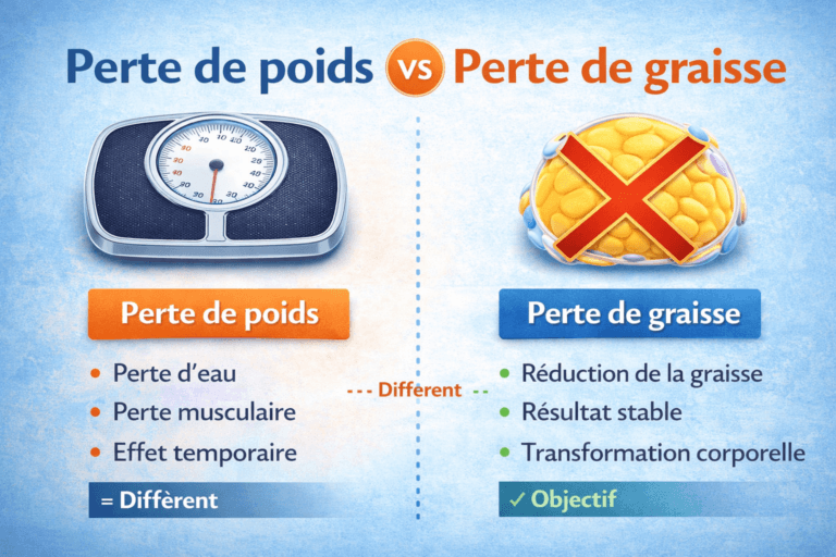 Perte de poids vs perte de graisse